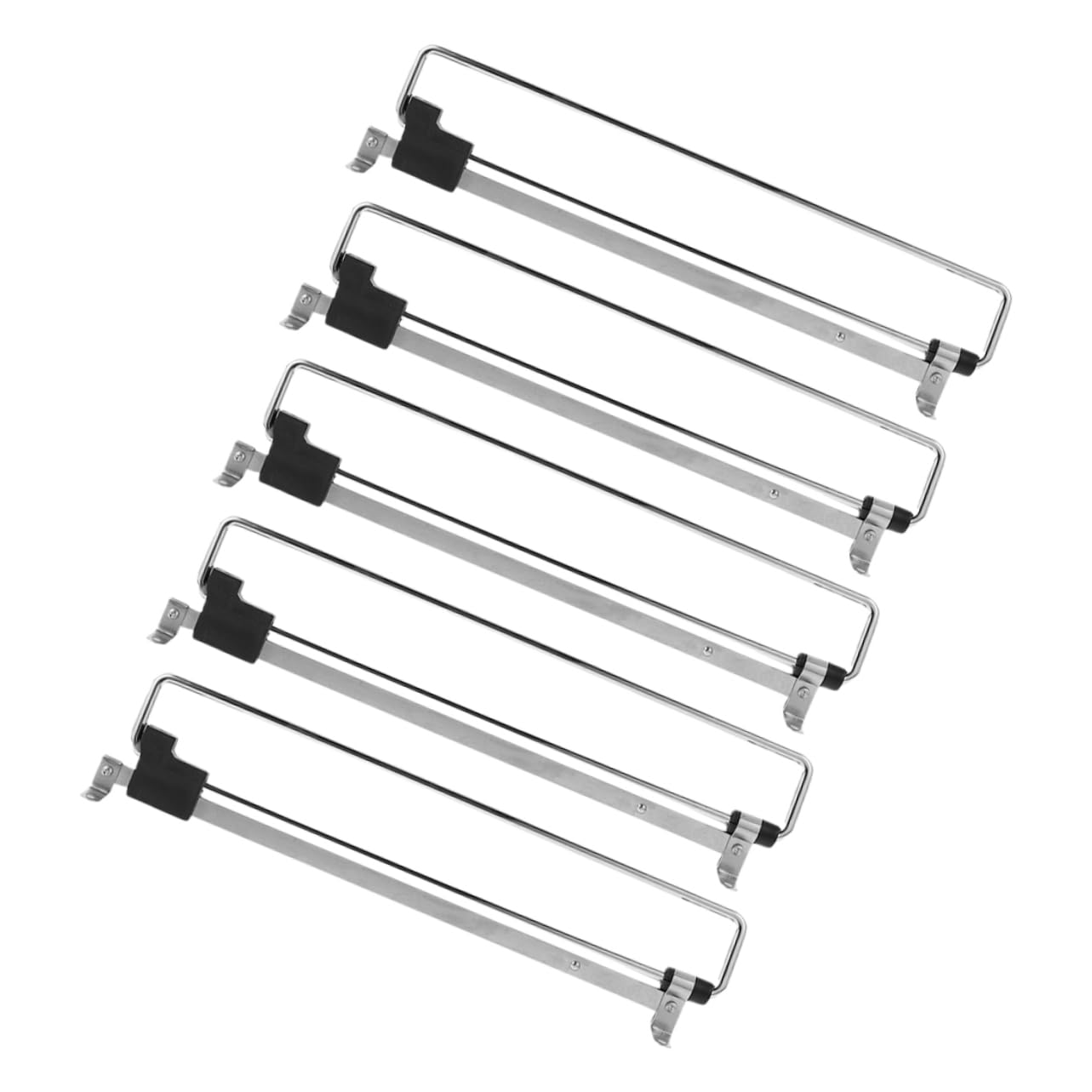 Tringle de penderie réglable fer robuste barre penderie vêtements extensible x5