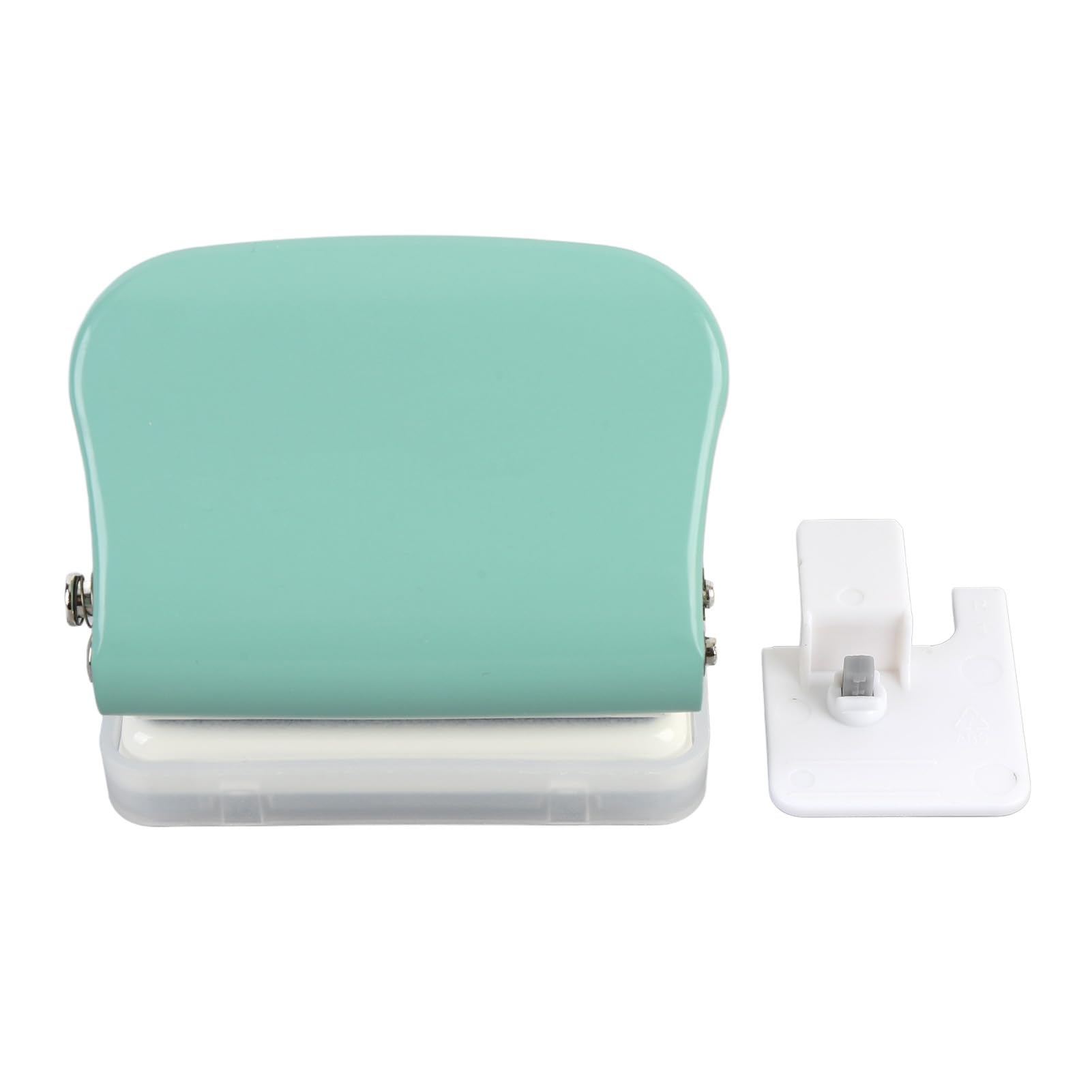 5 Hole Paper Puncher, Compact Binding Machine for A4 A5 B5, Portable DIY Book Binder - Efficient Spiral Binding Machine, Durable Design for Office and School Use (Green)