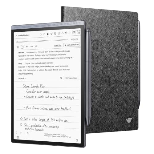 iFLYTEK AINOTE Air 2, 8,2 Zoll AI Notiztablett, E Ink Digitales Notizbuch mit Stift, Voice-to-Text Transkription, Mehrsprachiger Meeting-Minuten-Zeitplan