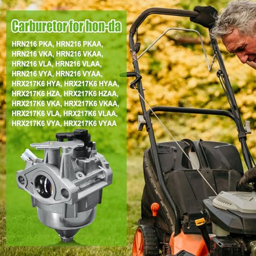 HSOKEW 16100-Z9L-811 Carburetor, for Hon da GCV170LA GCV200LA HRN216 HRX217 HRX217K6 Models Engine Replacement Parts with Gaskets Air Filter Kit, Replace OEM # 16100-Z9L-811 16100-Z9M-811