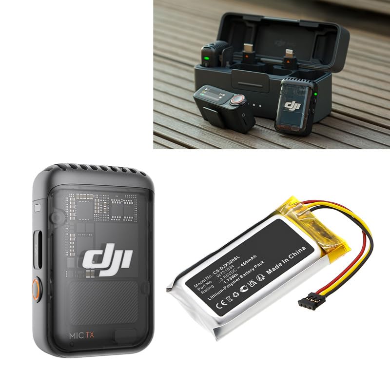 Amazon.com: Battery for DJI MIC 2 Charging Case PN:DJI W731834