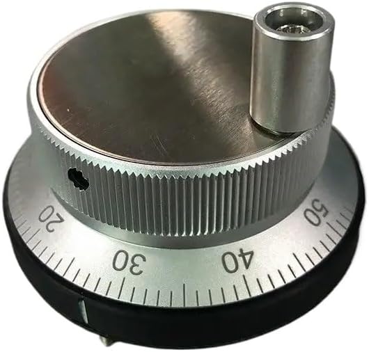 Pulser Handwheel 5V 6Pin Pulse 100 Manual Pulse Generator Hand Wheel Machine 60mm Rotational Encoder(Diameter 60mm)