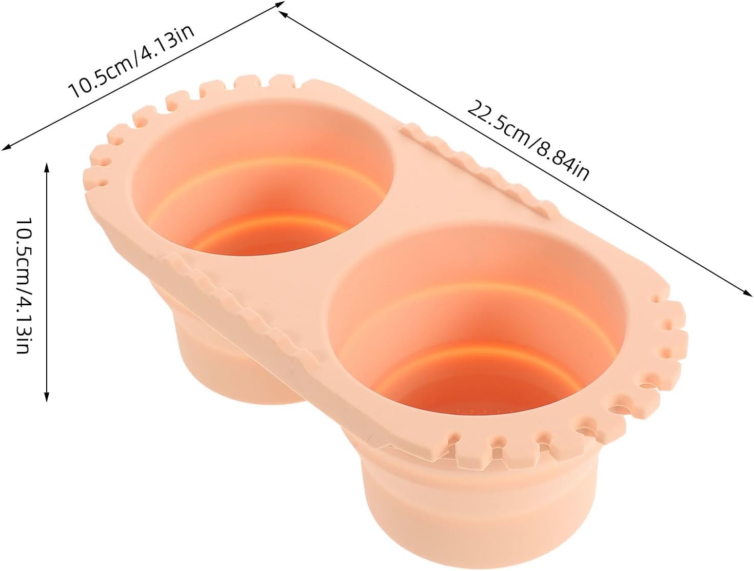 Collapsible Paint Brush Washer Rinser Cup - Foldable Silicone Pen Washing Bucket Organizer for Watercolor with Brush Holder & Dual Compartments