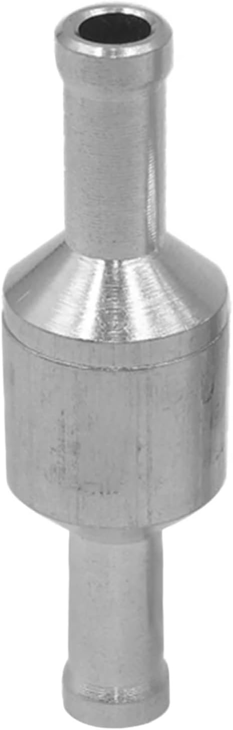 1pc Aluminium Alloy Petrol Diesel Valve Adjustable Non-Return One Way Check Valve Aging Resistance(12mm)