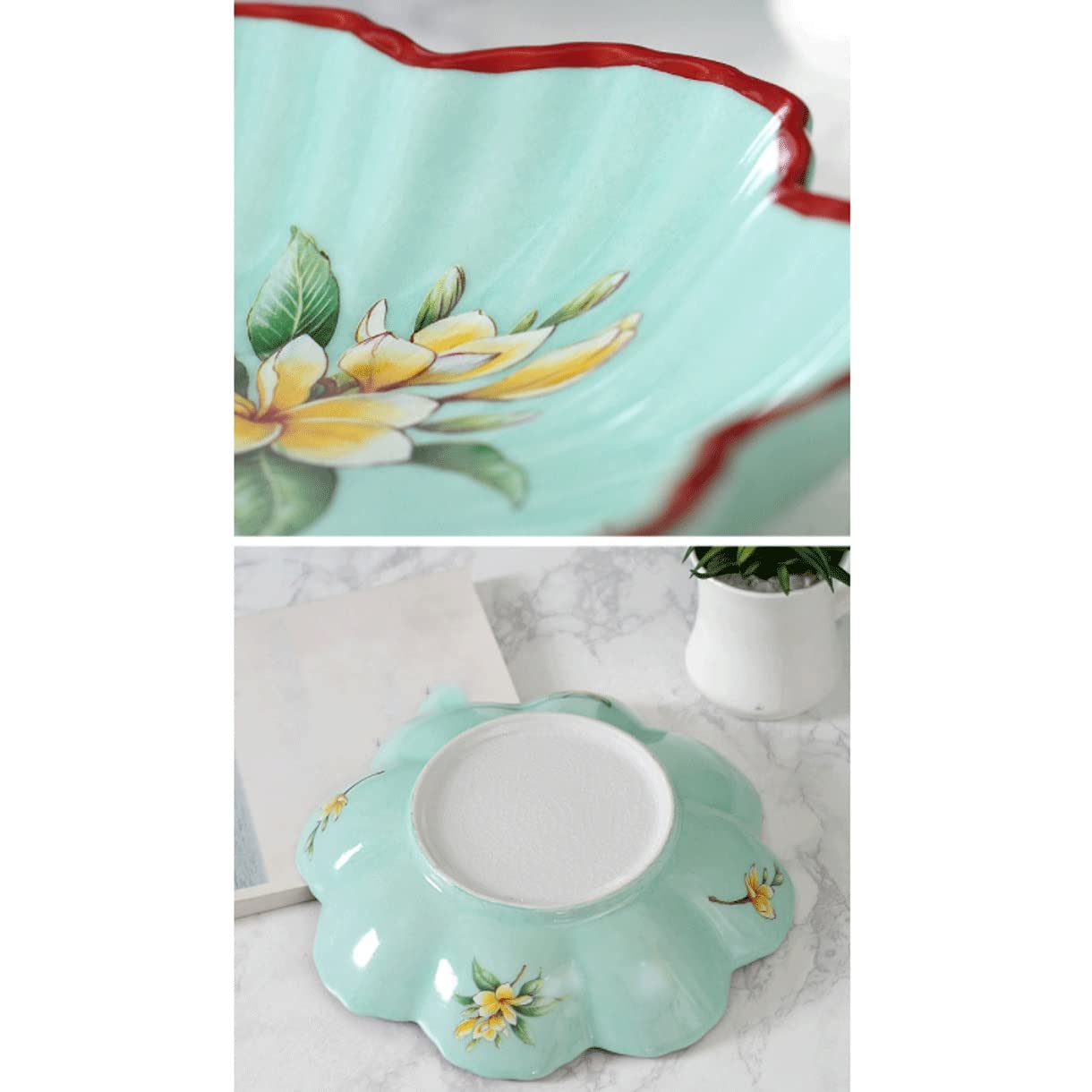 Naczynia do serwowania, miski na owoce, talerze na przekąski, ceramiczne tace do serwowania, miski na imprezy