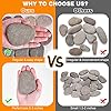 River Rocks for Painting 25 Pcs Large 2-3 Inch Flat Smooth Painting Stones Craft Rock to Paint for Kids Crafts Painting Bulk