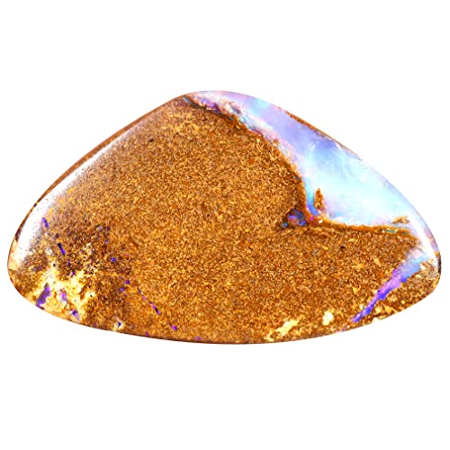 Opale Koroit australienne multicolore de 5,02 ct, gemme brute et noble pour haute joaillerie