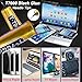 T7000 Black Glue for Cell Phones Mobile Repair Tools kit with Precision Tip, 4Pcs 15ml 50ml 110ml Waterproof Glue Speaker Earphone Electronics Computer Tablets LCD Screen Super Adhesive T-7000 Sealant