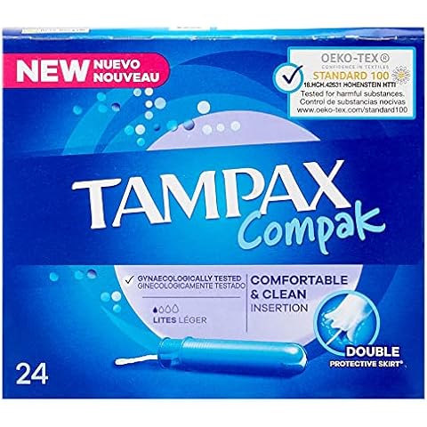 Tampax Compak Tampones 24u.lites Cover