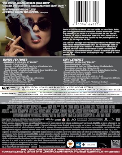 Fight Club - Bilingual - UHD/BD Combo + Steelbook [Blu-ray] — view 2