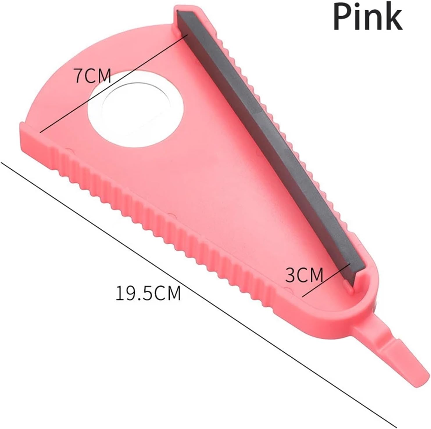 1pc Can Opener 5 In 1 Multi Function Jar Opener Twist Off Lid Quick Opening Cooking Everyday Use Bottle Opener Kitchen Accessories(Pink)