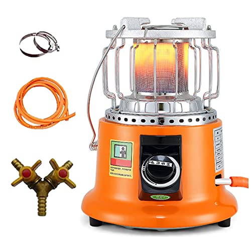 Riscaldatore a Gas Portatile, Multifunzione Stufa gas Liquefatto Gas Naturale per Riscaldamento in Inverno e Cucinando, Basso Consumo Energetico Riscaldatore per Interno All'aperto (Size : Natural Ga