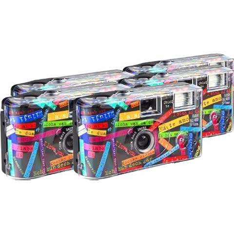 TopShot I mog di schwarz Einwegkamera / Hochzeitskamera (27 Fotos, Blitz, 5-er Pack) Cover