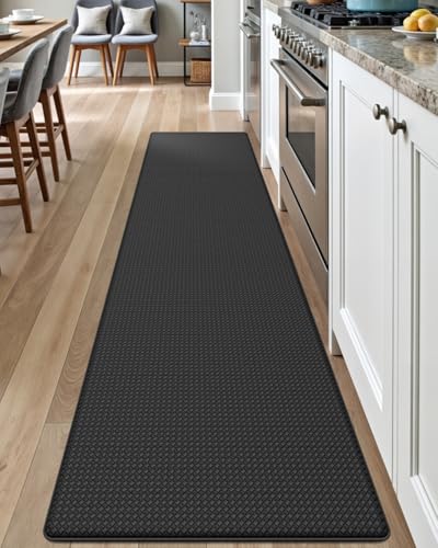 Comparison: Best Kitchen Mats For Tile Floors 4 DEXI Kitchen Floor Mats Cushioned Anti Fatigue,17x79,Long Standing Runner Rug Waterproof, Comfort Memory Foam Padded for Front Sink Laundry, Black