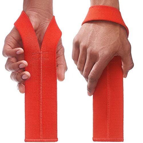 Image of WARM BODY COLD MIND V1 Lifting Wrist Straps for Olympic Weightlifting - Rated at 660 lb - Hand Wraps for Powerlifting, Weight Lifting, Bodybuilding Functional /Cross Training, Deadlift Gym Bar, Cotton