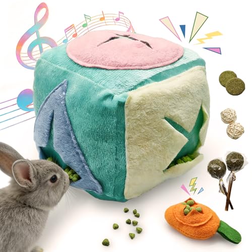 Gxsdj Rabbit Foraging Toy, Washable Rabbit Toy for Bunnies Boredom,Bunny