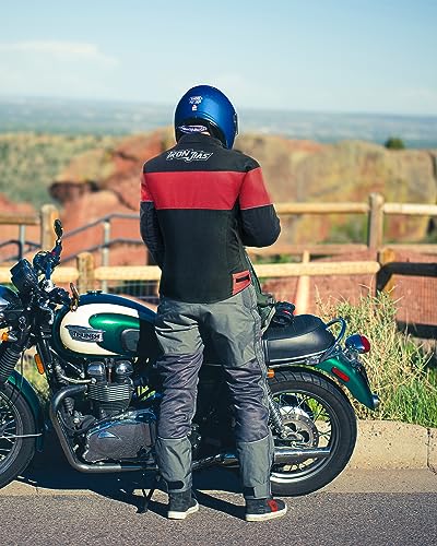 Borleni Summer Motorcycle Jacket For Men-Mesh Slim Motorbike Riding Jacket With Ce Armor Powersports Protective Gear #TOP5