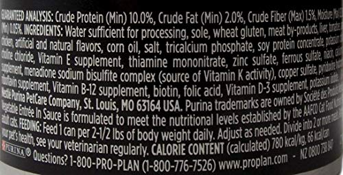 Purina Pro Plan Cat Food Canned Wet Entree 3 Flavor 6 Can Sampler Bundle, (2) Each: Chicken Tomato Pasta Gravy, Sole Vegetable, And Tuna Entree Sauce (3 Ounces) Plus Catnip Mouse #TOP2