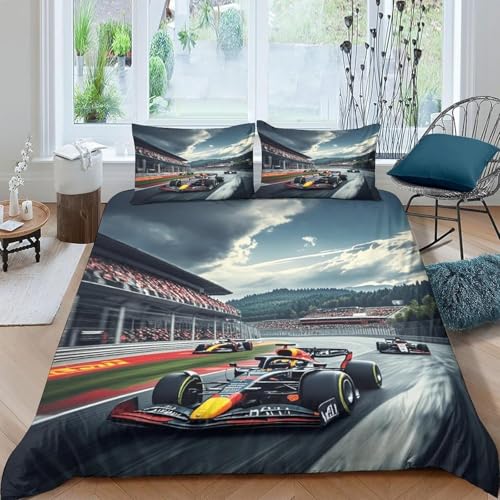 Funda Nordica Cama 90 Coche de Carreras de Fórmula 1 Funda