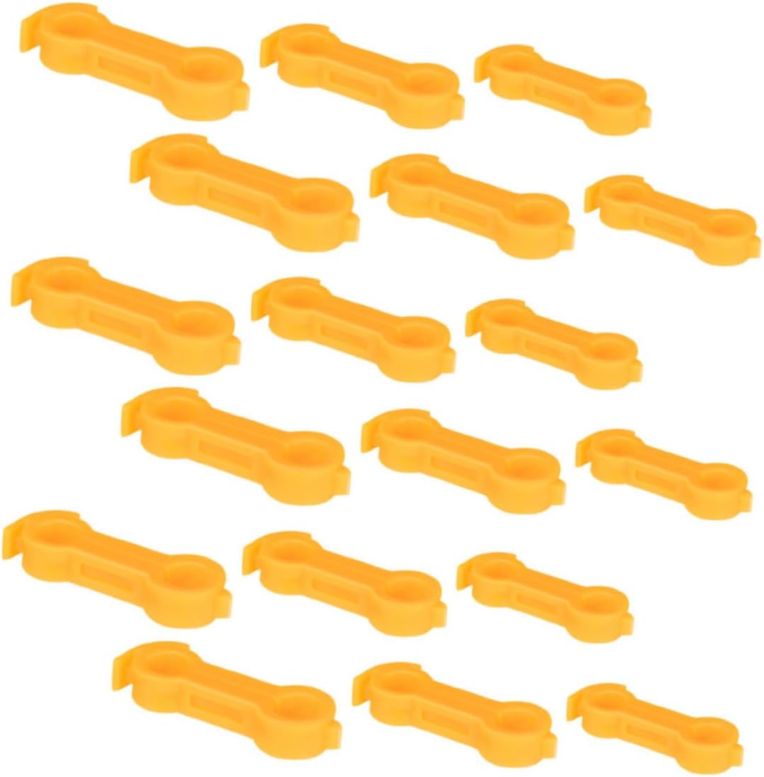 50pcs Bird Leg Braces Spraddle Leg Correction Bands, PVC Material, 4mm-6mm Inner Diameter Sizes, Suitable for Chicks, Quails, Ducks, and Parakeets in Poultry Health Care