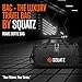 SQUATZ Travel Duffle Backpack - Convertible Foldable Gym Carry On Bag, Adjustable and Removable Shoulder Strap, Spacious Shoe Compartment and Multiple Pockets, Luxury Fashion Bag Travel, Gym, Vacation