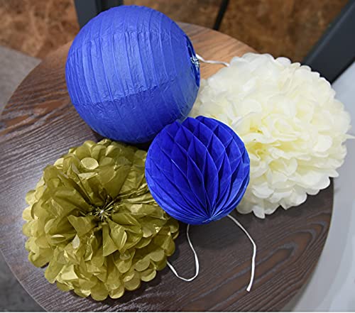 Graduation Decorations 2023 Navy Gold Royal Prince Baby Shower Decorations Furuix Navy Gold Bridal Shower Decorations For 1St Birthday Boy Prince Party Supplies Birthday Decorations #TOP4