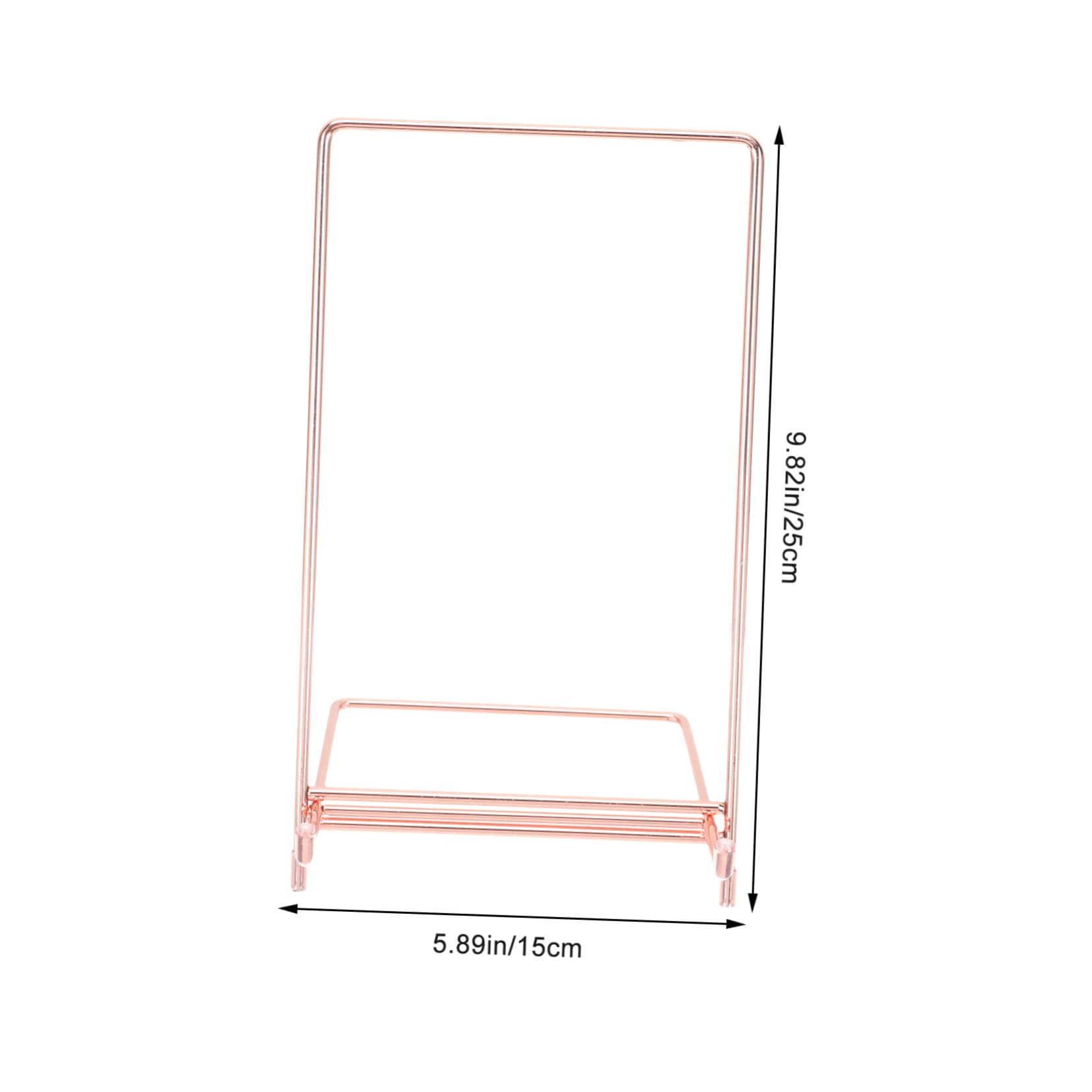 PRETYZOOM Decorative Plate Stand Elegant Display Holder for Art Recipe Books Tablets Versatile Tabletop Easel for Home Office Weddings and Stable Design