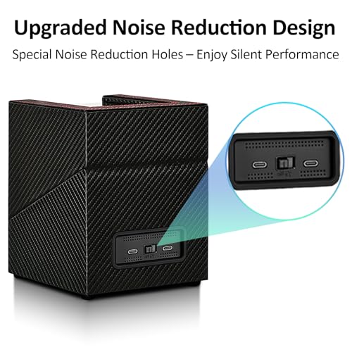 Image of Watch Winder for Automatic Watches,Automatic Watch Winder Box,Double Watch Winder for Women's and Men's Watches with Quiet Japanese Mabuchi Motor