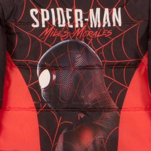 Marvel Winter Coat for Boys Spider-Man, Avengers Graphic Print Boys Puffer Winter Jacket for Big and Little Kids3