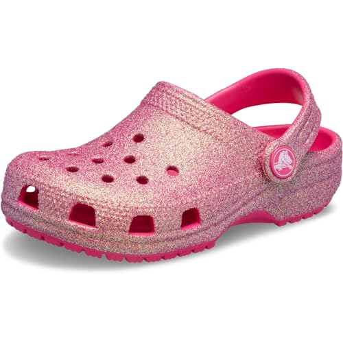 Crocs Unisex Classic Glitter Clogs (Toddler) Dragon...