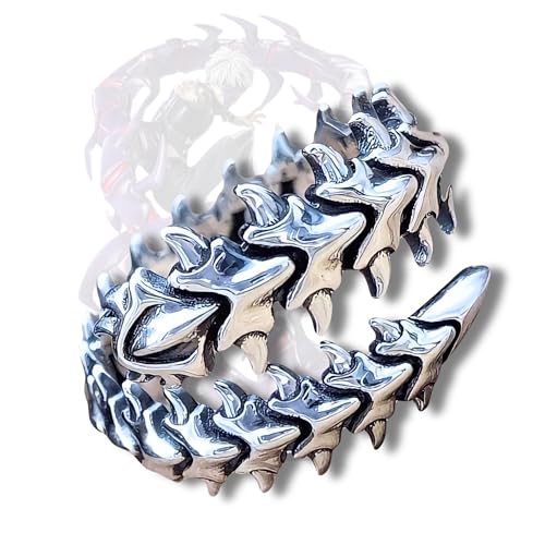 Cyberpink Kaneki Ken Ring | Tokyo Ghoul Cosplay Jewelry | Gothic ZXC Style | Silver Ghoul Ring