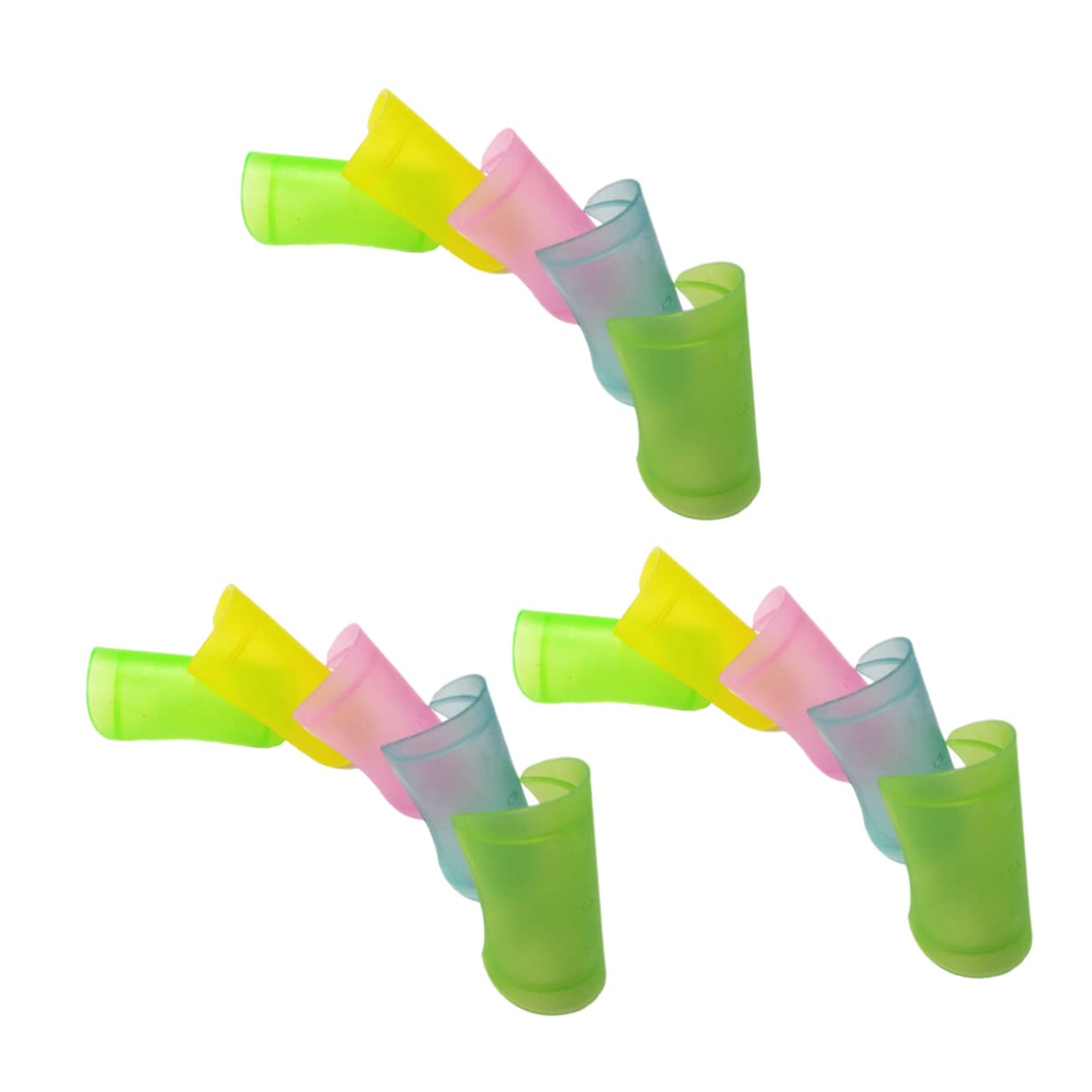 NULYLU Flute Film Covers 15pcs Protectors for Flute Practical Protective Abs Material Color Random