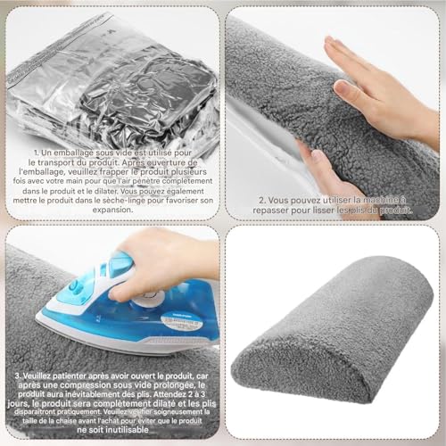 Reposapiés mullido para sofá con cojín de memoria ergonómico 4