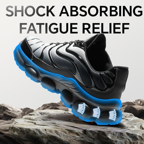 Image of Steel Toe Shoes for Men Women Lightweight Safety Work Sneakers