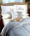 The Lakeside Collection 3-pc. His, Hers, the Dog Pillowcase Set