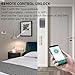 KENRONE Smart Key Lock Box,Outdoor Wall Mount Key Boxs, Fingerprint Password and APP Remote Unlocking, Security Key Safe for Business Owners, Realtors and Hosts (Gunmetal Gray)