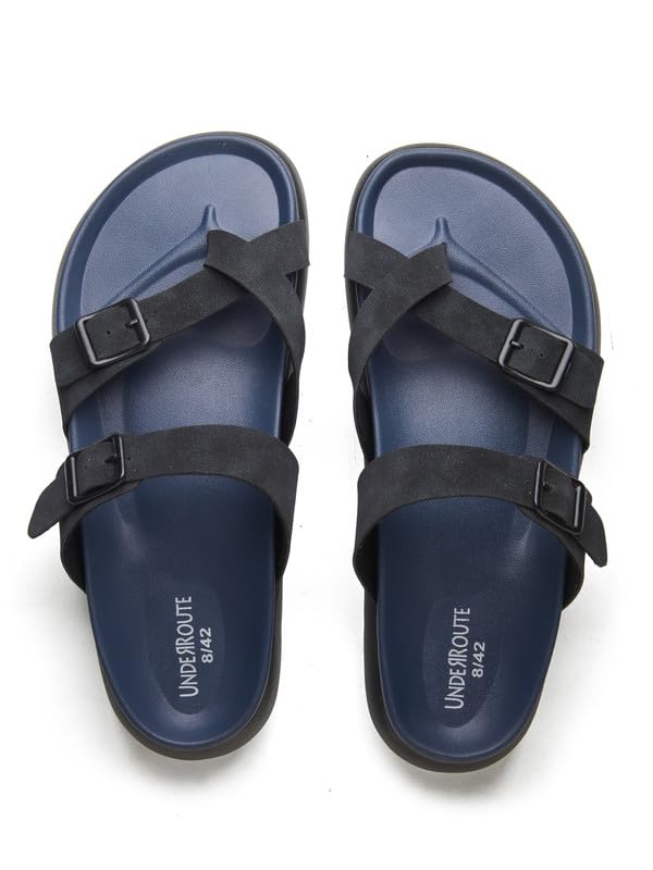 Image of UNDERROUTE mens Underroute Urgh 02 Stylish Durable Soft Footbed Synthetic Casual Sandals for Men Sandal