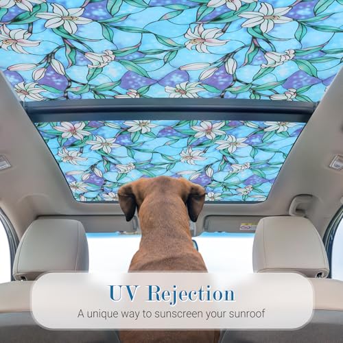 Rabbitgoo A013BU Stained Glass Window Film thumb #2