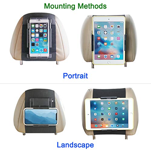 Soporte para coche Switch y tabletas WANPOOL para reposacabezas 6