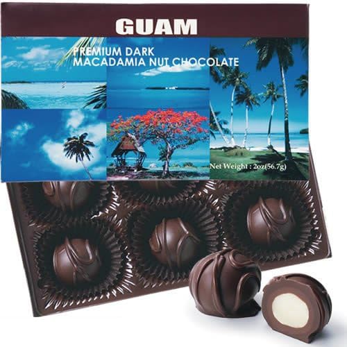 Amazon グアム マカダミアナッツダークチョコ6粒入6箱セット Jtb 世界のおみやげ屋さん チョコレート菓子 通販