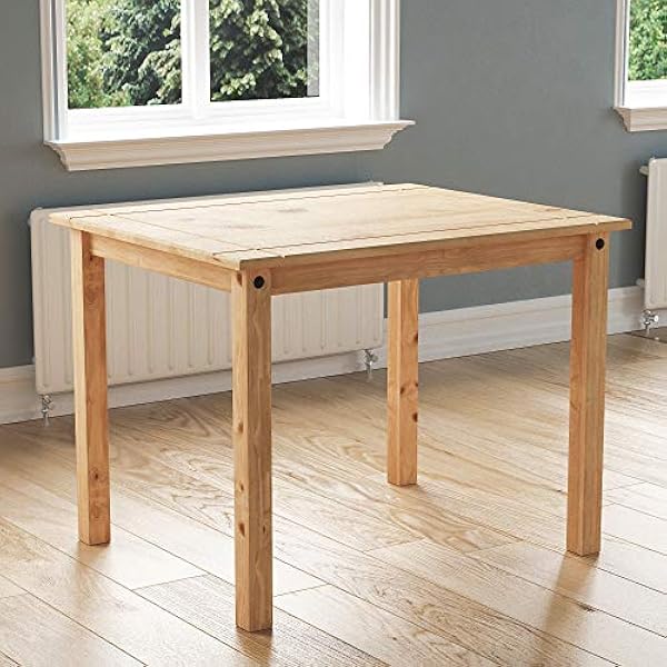 Home Discount mobili per la casa, Kiefer, Pino, Altezza 75 x Larghezza 80 x Lunghezza 80 cm Circa