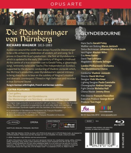Blu-ray de Los Maestros Cantores de Nuremberg edicion alemana para coleccionistas de opera 3