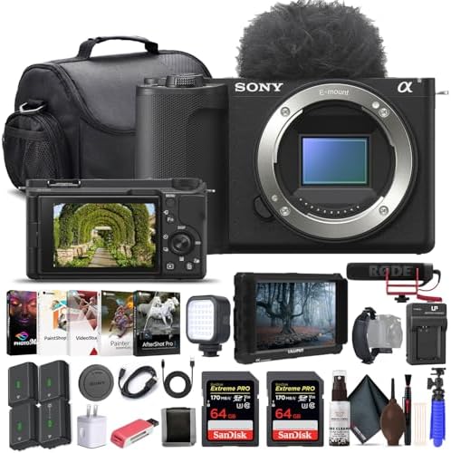 Sony Alpha ZV-E10 II Mirrorless Camera (Body Only, Black) (ZVE10M...