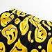 Mens Swim Trunks Quick Dry Swim Shorts Funny Swimwear Bathing Suits Fashion Sport Casual Shorts (US, Alpha, Medium, Regular, Regular, Yellow face)