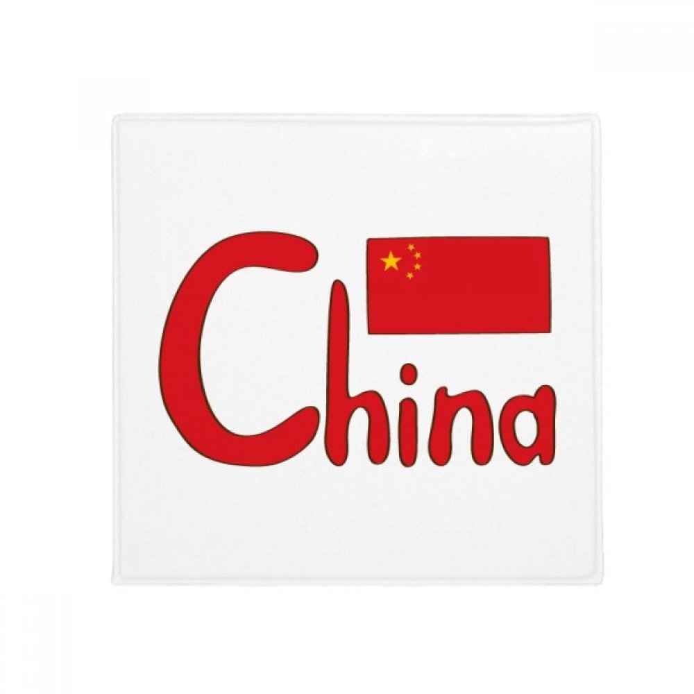 Pet mat Chine drapeau national rouge 80cm antidérapant tapis pour chien chat