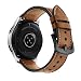 Produktbild Lederarmband Kompatibel mit Samsung Galaxy Watch Armband 41/42mm 45/46mm, Echtleder Ersatzband, Kompatibel mit Samsung Galaxy Watch 1/3, für Damen Herren,Brown,45/46mm