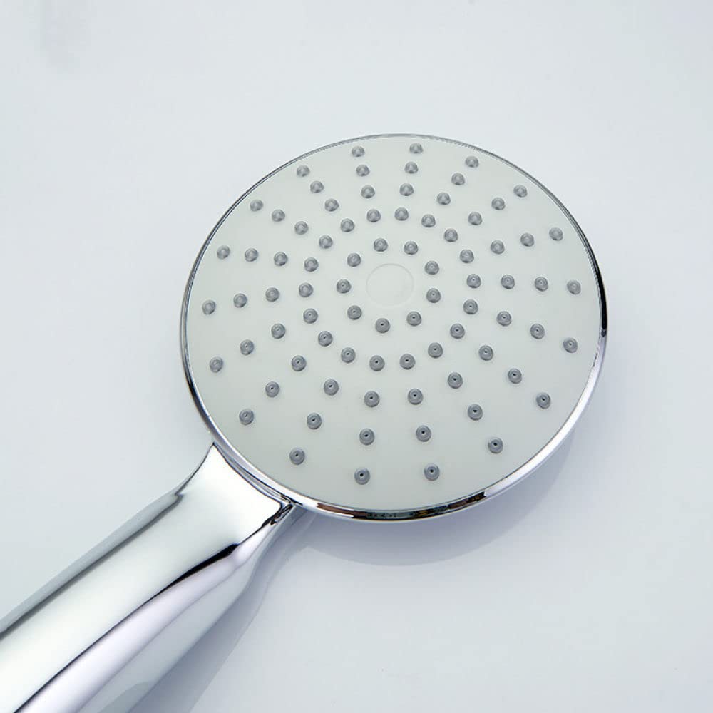 Soffione doccia Doccia a bagno d'acqua Soffione doccia a mano cromato classico ad alta pressione a risparmio idrico,H