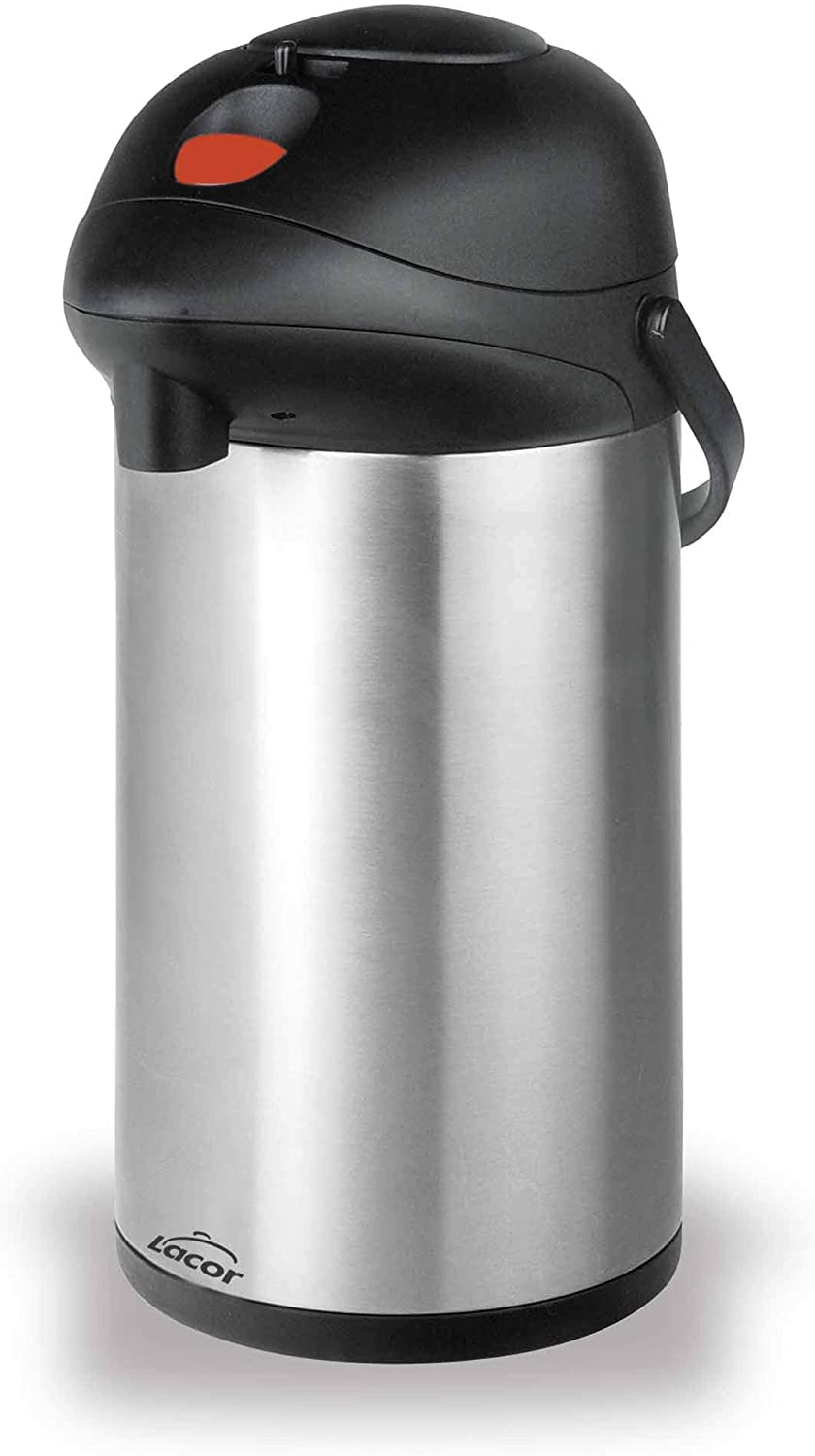 Suinga Termo Acero Inoxidable 4L | Botella de Agua Aislante | Aguanta Temperatura 24 Horas | Termos para Comidas o Liquidos