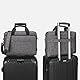DOMISO 17 Zoll Laptop Tasche Aktentasche Schultertasche Business Wasserdicht Notebooktasche für 17-17.3 Notebook/IdeaPad/HP Envy/MSI GS73VR Stealth Pro/ASUS ROG,Grau