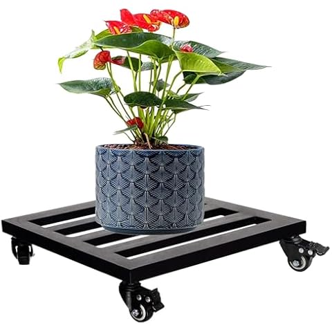 Ompinda Heavy-Duty Plant Caddy with Wheels Cover